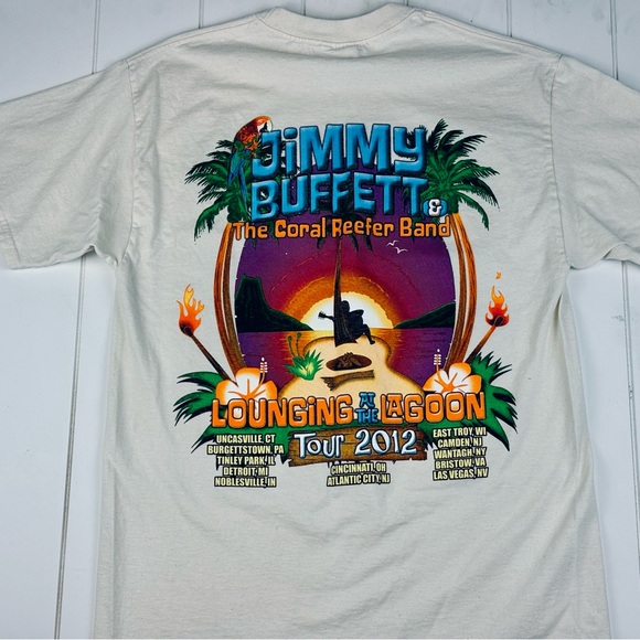 🦜 NWT Jimmy Buffet 2012 Tour T shirt - Picture 3 of 6